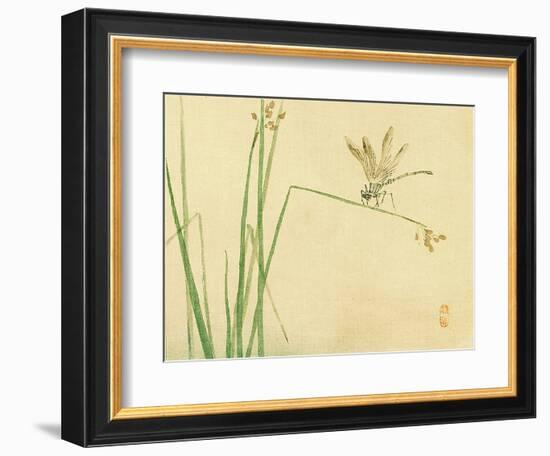 Dragonfly-Bairei Kono-Framed Giclee Print