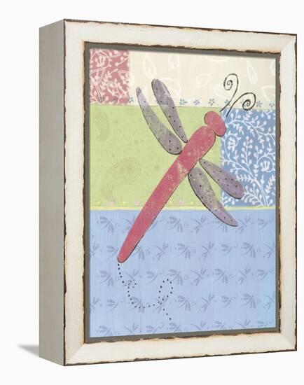 Dragonfly-Elizabeth Jordan-Framed Stretched Canvas