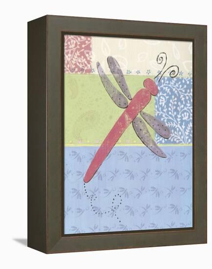 Dragonfly-Elizabeth Jordan-Framed Stretched Canvas