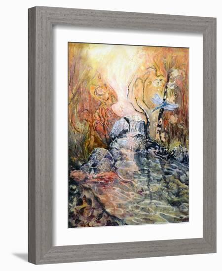 Dragonflyapproaching-Mary Smith-Framed Giclee Print