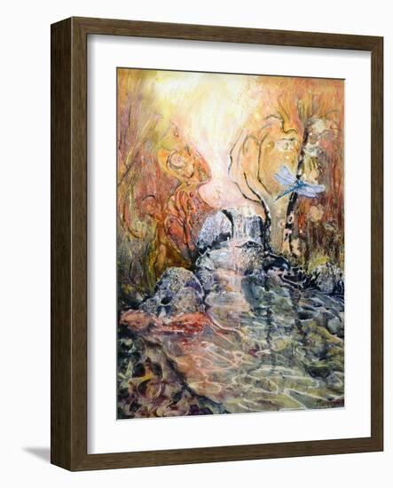 Dragonflyapproaching-Mary Smith-Framed Giclee Print