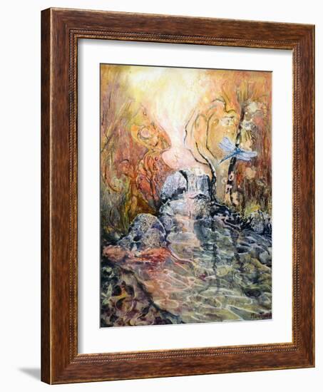 Dragonflyapproaching-Mary Smith-Framed Giclee Print