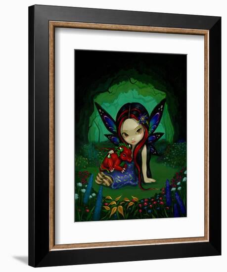 Dragonling Garden I-Jasmine Becket-Griffith-Framed Art Print