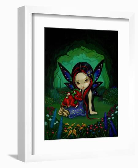 Dragonling Garden I-Jasmine Becket-Griffith-Framed Art Print