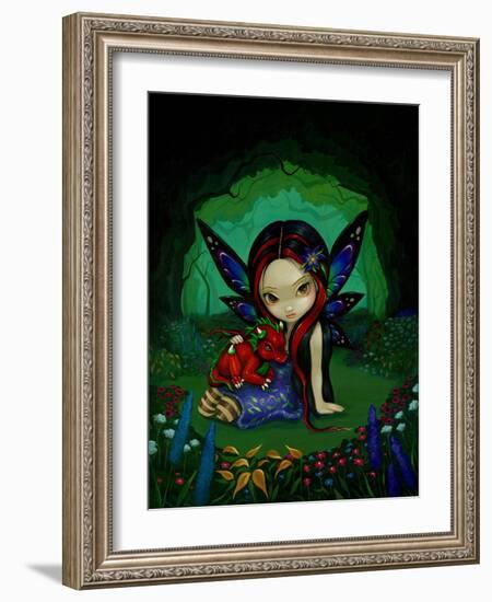 Dragonling Garden I-Jasmine Becket-Griffith-Framed Art Print