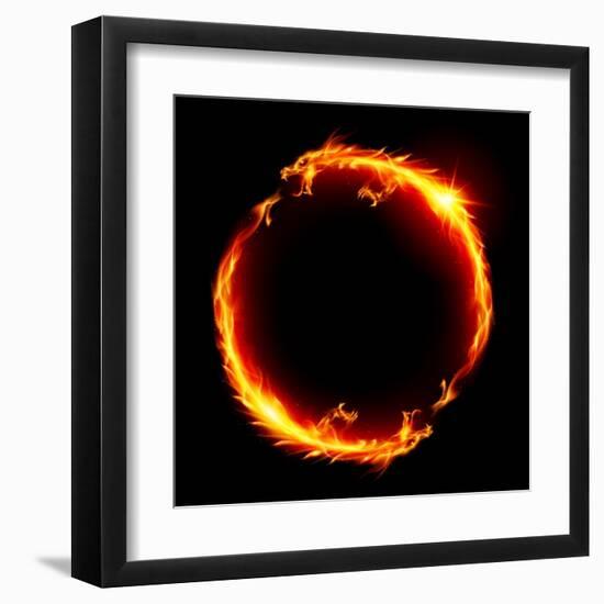 Dragons-dvarg-Framed Art Print