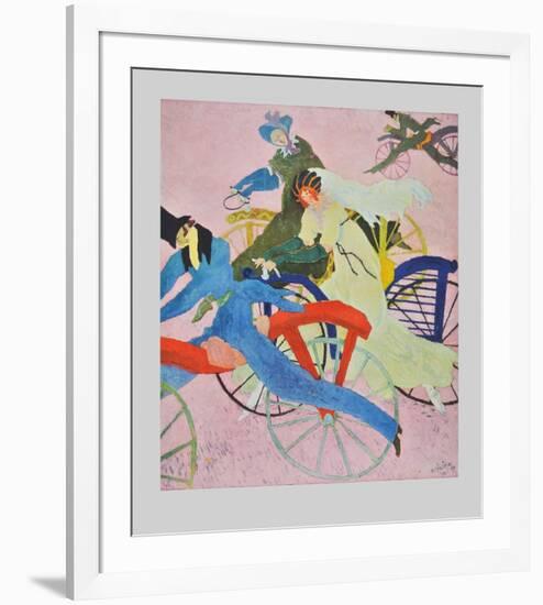 Draisine-Riders-Lyonel Feininger-Framed Collectable Print