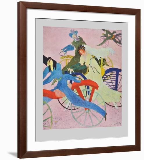 Draisine-Riders-Lyonel Feininger-Framed Collectable Print