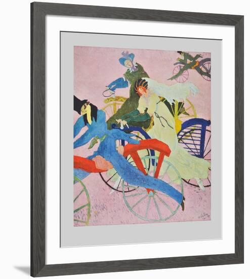 Draisine-Riders-Lyonel Feininger-Framed Collectable Print