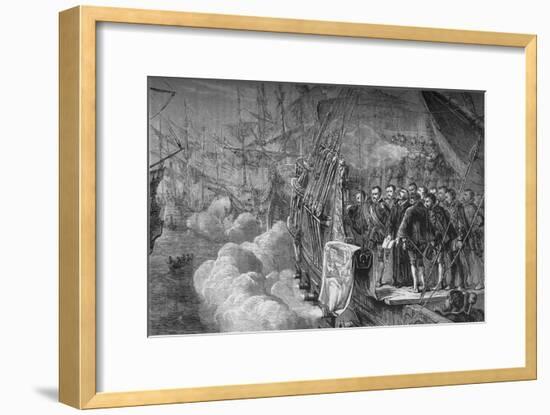 'Drake's Funeral', January 1596, (c1880)-Unknown-Framed Giclee Print
