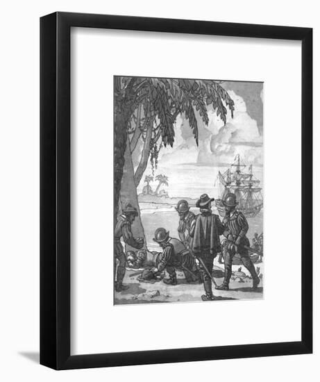 'Drake's Great Surprise for a Sleeping Man', c1934-Unknown-Framed Giclee Print