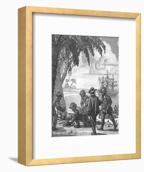 'Drake's Great Surprise for a Sleeping Man', c1934-Unknown-Framed Giclee Print