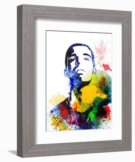 Drake Watercolor-Jack Hunter-Framed Art Print