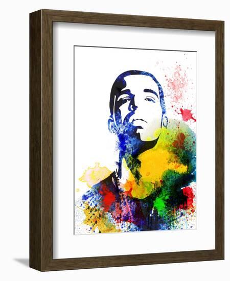 Drake Watercolor-Jack Hunter-Framed Art Print