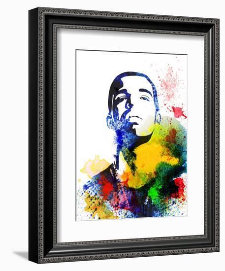 Drake Watercolor-Jack Hunter-Framed Art Print