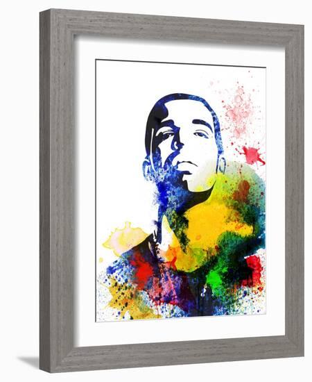 Drake Watercolor-Jack Hunter-Framed Premium Giclee Print