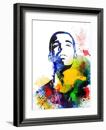 Drake Watercolor-Jack Hunter-Framed Premium Giclee Print