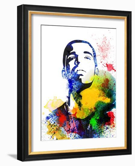 Drake Watercolor-Jack Hunter-Framed Premium Giclee Print