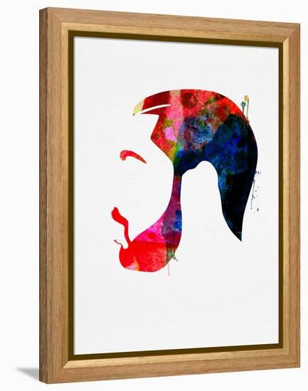 Drake Watercolor-Lana Feldman-Framed Stretched Canvas