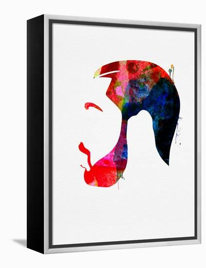 Drake Watercolor-Lana Feldman-Framed Stretched Canvas