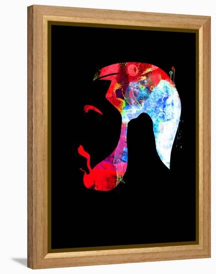 Drake Watercolor-Lana Feldman-Framed Stretched Canvas