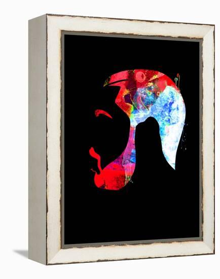 Drake Watercolor-Lana Feldman-Framed Stretched Canvas