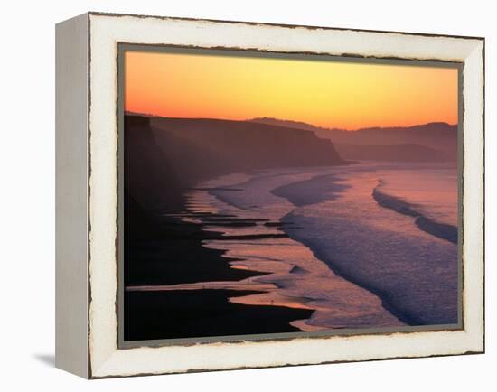 Drakes Bay at Sunrise, Point Reyes National Seashore, USA-John Elk III-Framed Premier Image Canvas