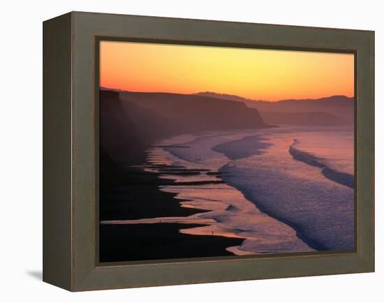 Drakes Bay at Sunrise, Point Reyes National Seashore, USA-John Elk III-Framed Premier Image Canvas