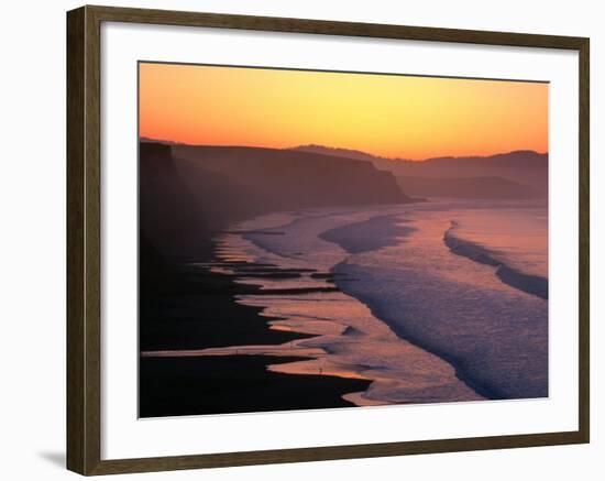 Drakes Bay at Sunrise, Point Reyes National Seashore, USA-John Elk III-Framed Photographic Print