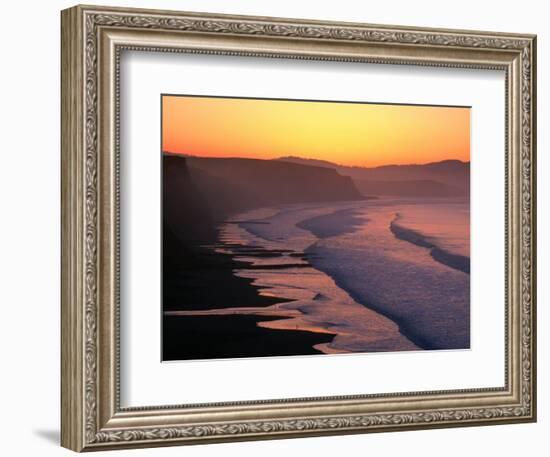 Drakes Bay at Sunrise, Point Reyes National Seashore, USA-John Elk III-Framed Photographic Print