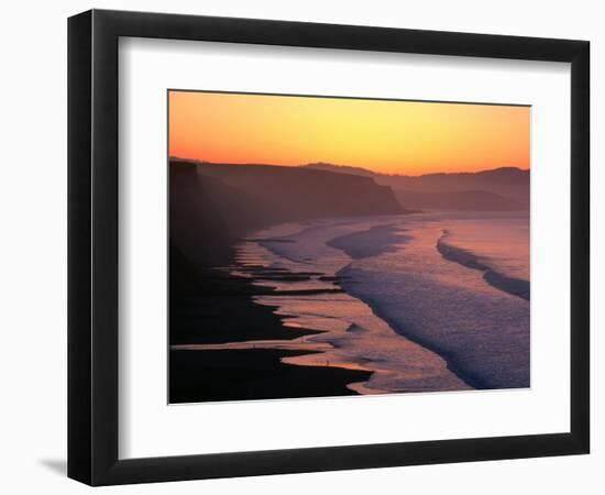 Drakes Bay at Sunrise, Point Reyes National Seashore, USA-John Elk III-Framed Photographic Print