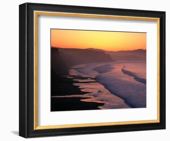 Drakes Bay at Sunrise, Point Reyes National Seashore, USA-John Elk III-Framed Photographic Print