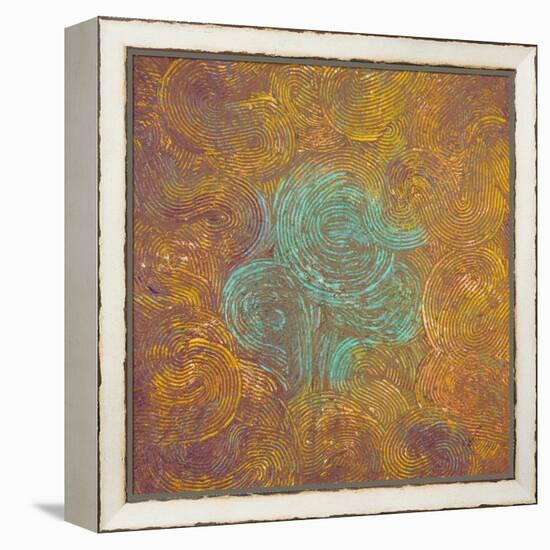 Drama Abstract-Roberto Gonzalez-Framed Stretched Canvas