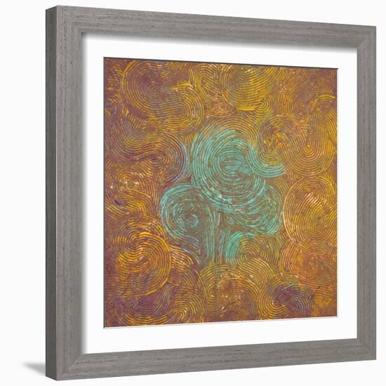 Drama Abstract-Roberto Gonzalez-Framed Art Print