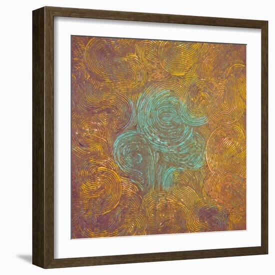 Drama Abstract-Roberto Gonzalez-Framed Art Print