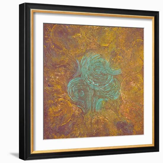 Drama Abstract-Roberto Gonzalez-Framed Art Print