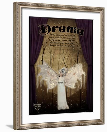 Drama Literary Genre-Jeanne Stevenson-Framed Art Print