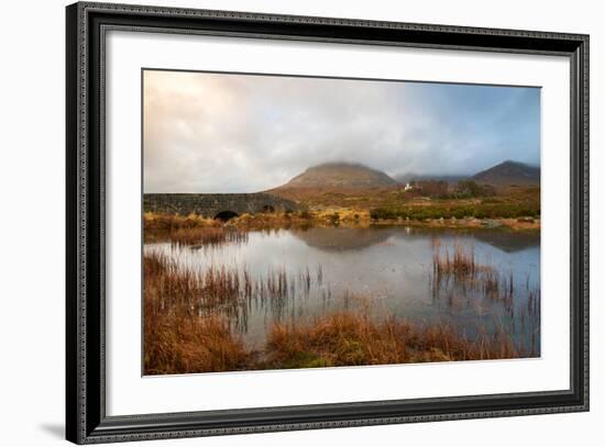 Dramatic Afternoon Light at Sligachan Bridge, Isle of Skye Scotland UK-Tracey Whitefoot-Framed Photographic Print