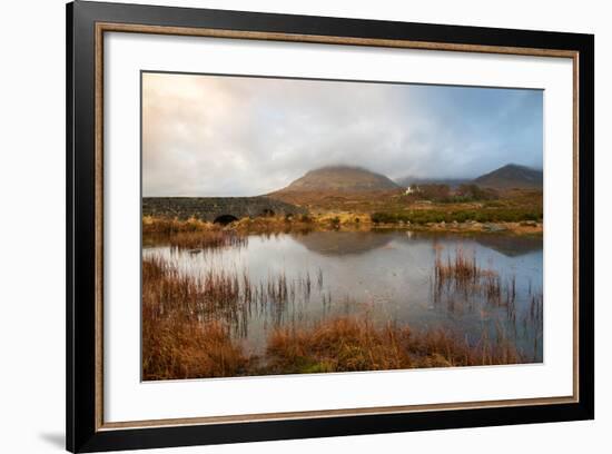 Dramatic Afternoon Light at Sligachan Bridge, Isle of Skye Scotland UK-Tracey Whitefoot-Framed Photographic Print