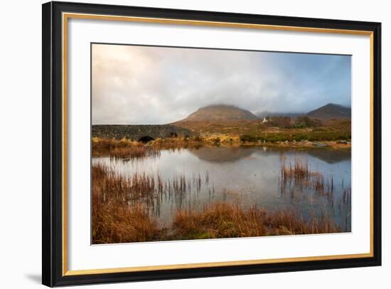 Dramatic Afternoon Light at Sligachan Bridge, Isle of Skye Scotland UK-Tracey Whitefoot-Framed Photographic Print