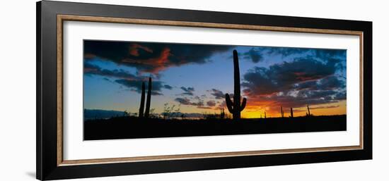 Dramatic Arizona Desert Sunset-null-Framed Photographic Print