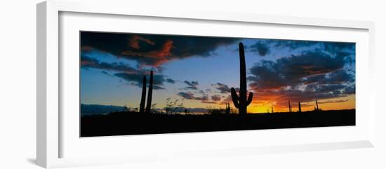 Dramatic Arizona Desert Sunset-null-Framed Photographic Print