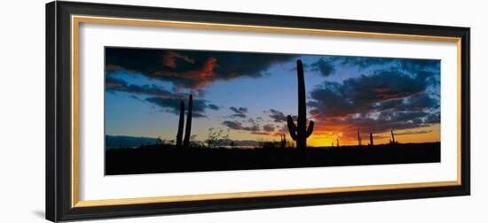 Dramatic Arizona Desert Sunset-null-Framed Photographic Print