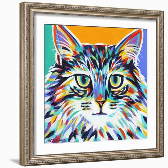 Dramatic Cats I-Carolee Vitaletti-Framed Art Print