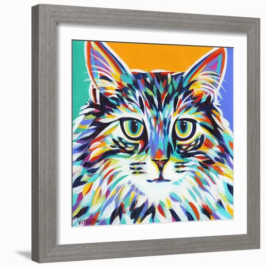 Dramatic Cats I-Carolee Vitaletti-Framed Art Print