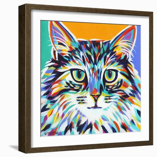 Dramatic Cats I-Carolee Vitaletti-Framed Art Print