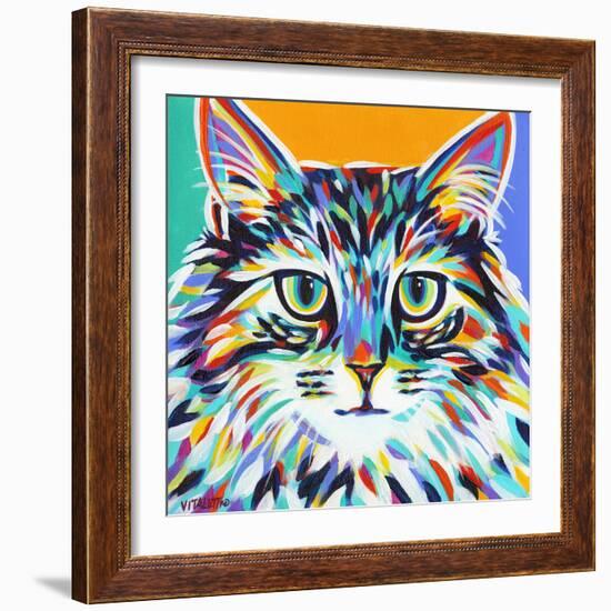 Dramatic Cats I-Carolee Vitaletti-Framed Art Print