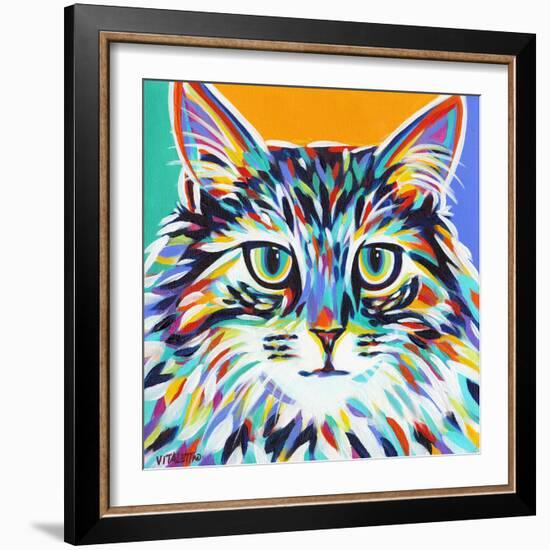 Dramatic Cats I-Carolee Vitaletti-Framed Art Print