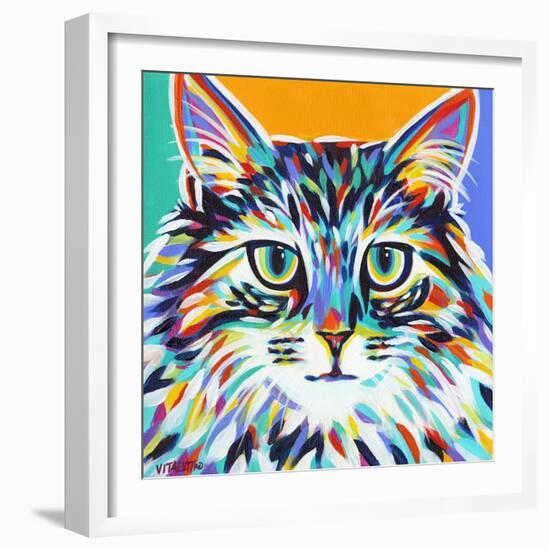 Dramatic Cats I-Carolee Vitaletti-Framed Art Print