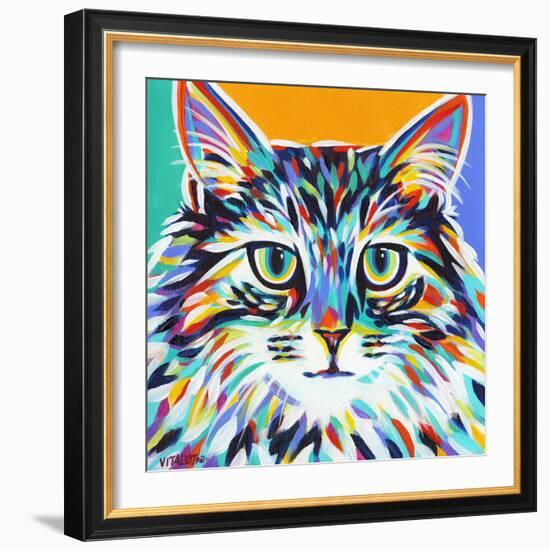 Dramatic Cats I-Carolee Vitaletti-Framed Art Print